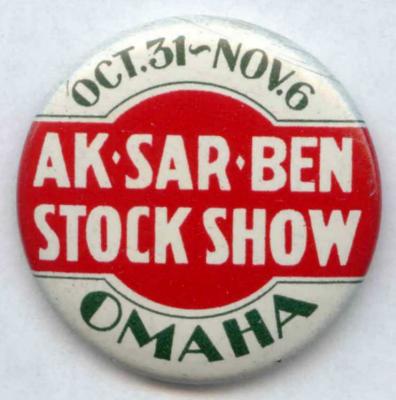 1931 Livestock Show Official Pin Image