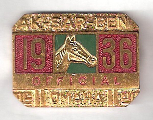 1936 Racing Official Pin Image