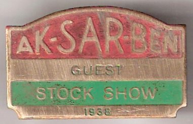 1938 LIvestock Show Guest Pin Image