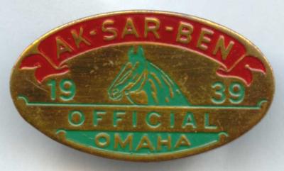 1939 Racing Official Pin Image