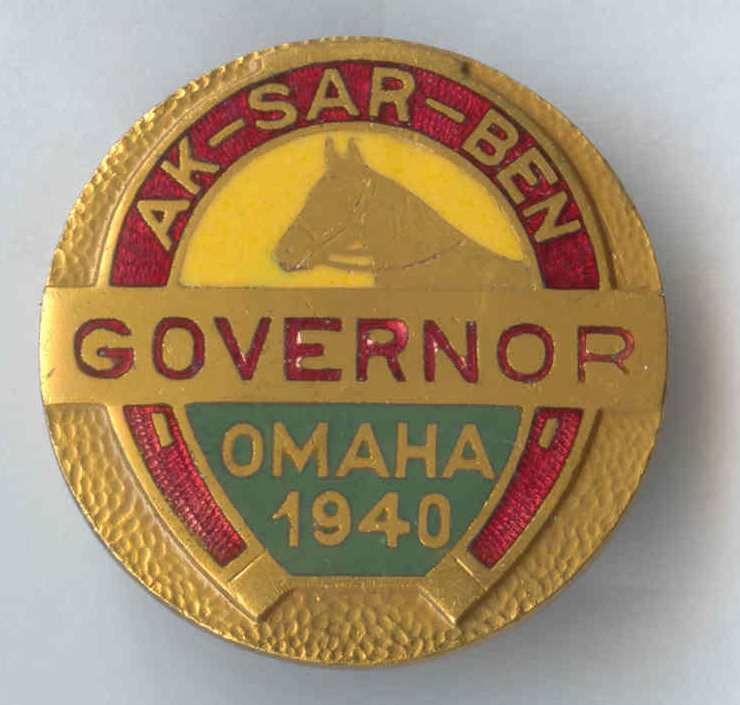 1940 Governor Pin Image