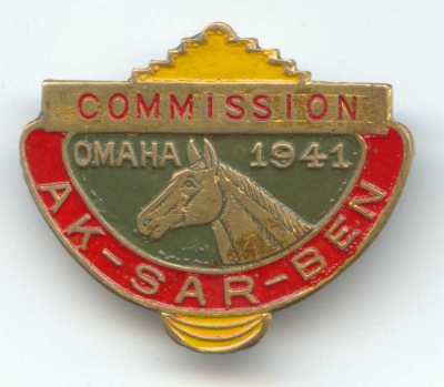 1941 Racing Commission Pin Image