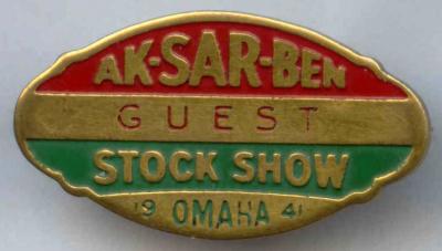 1941 Livestock Show Guest Pin Image