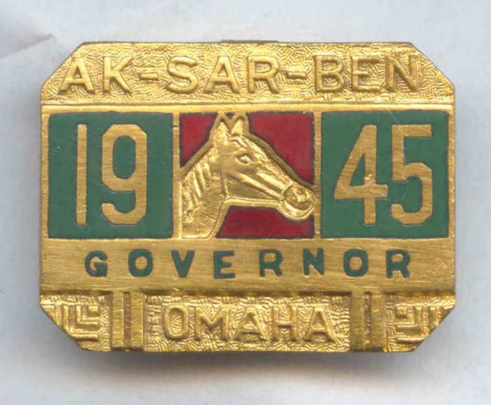 1945 Governor Pin Image