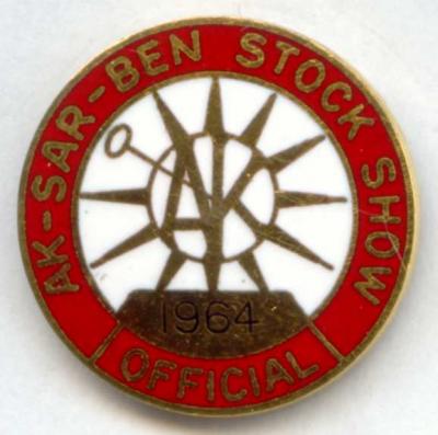 1946 Livestock Show Official Pin Image