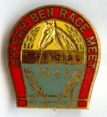 1947 Racing Official Pin Image