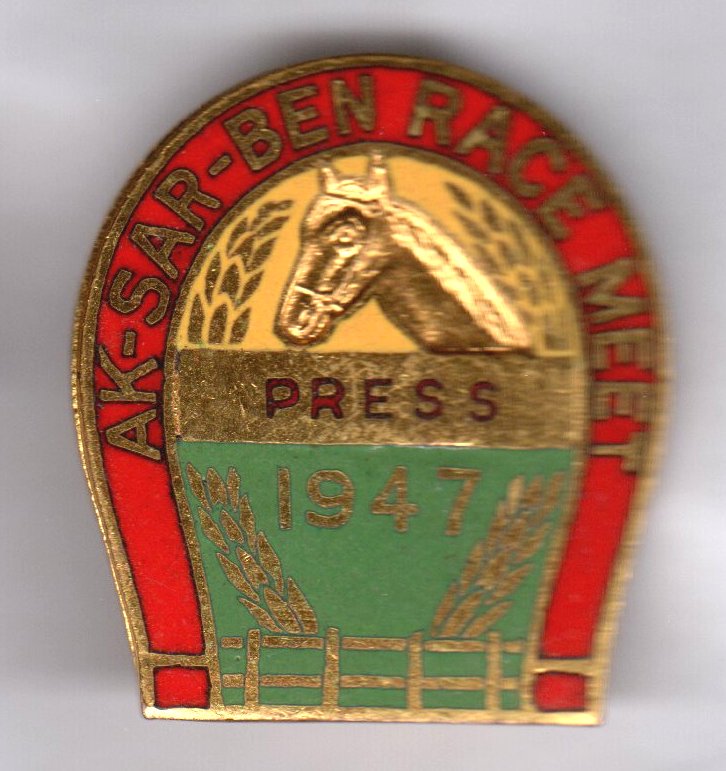 1947 Racing Press Pin Image