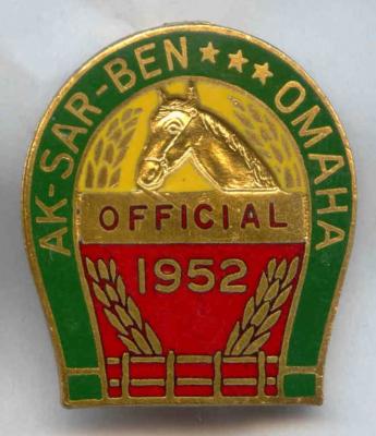 1952 Racing Official Pin Image