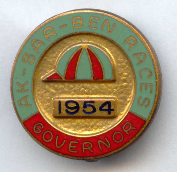 1954 Governor Pin Image