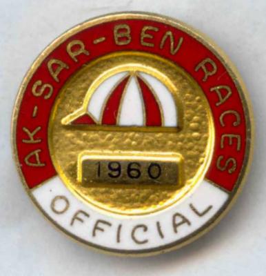 1960 Racing Official Pin Image