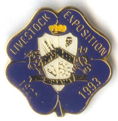 1993 Livestock Show Official Pin Image