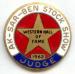 1962 Livestock Show Judge Pin Image