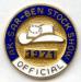 1971 Livestock Show Official Pin Image